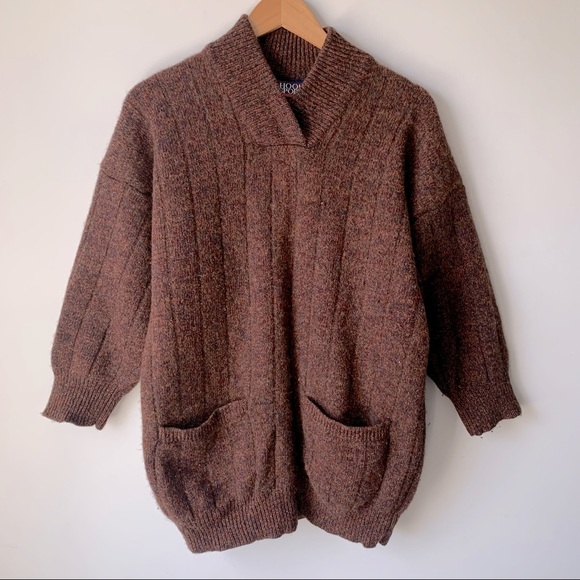 VINTAGE | Slouchy Front Pockets Sweater Dress - Picture 4 of 8